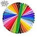 Produktbild Nsiwem Reißverschluss 75 Stück Reißverschlüsse Ersatz Reissverschluss Nylon Reißverschlüsse mit 30 pcs Oberer Anschlag(3#) 25 Farben 20cm Lang 2.5cm breit für Kleidung Tasche