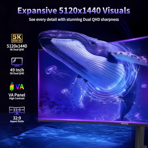 LG 49 inch OLED ultrawide monitor