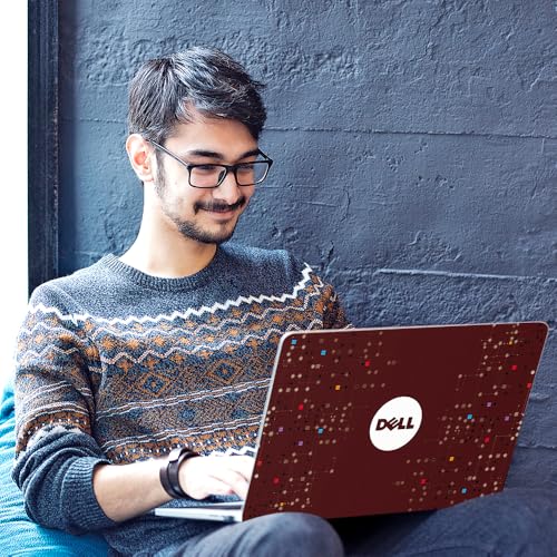 Image of Galaxsia Pattern D017 Top+Wrist Pad Vinyl Laptop Skin /Sticker /Cover Upto 15.6 Inches Laptops Laminated-Removable-HD Quality Compatible for Hp-Dell-Sony-Lenovo-Asus etc.(15x10 Inches)