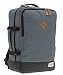 Produktbild BESTWAY Cabin 40223 Retro Reiserucksack Kabinenrucksack Leichtgepäck Rucksack + Koffergurt (Grau 1700)