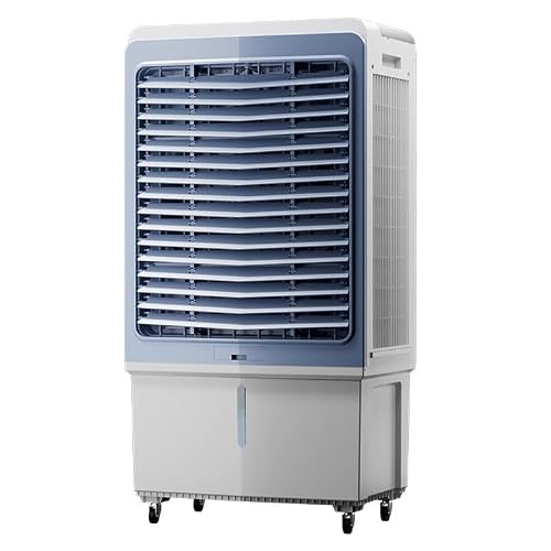 Evaporative Air Cooler Movable Commercial Cooler Wheeled Water Cooling Fan