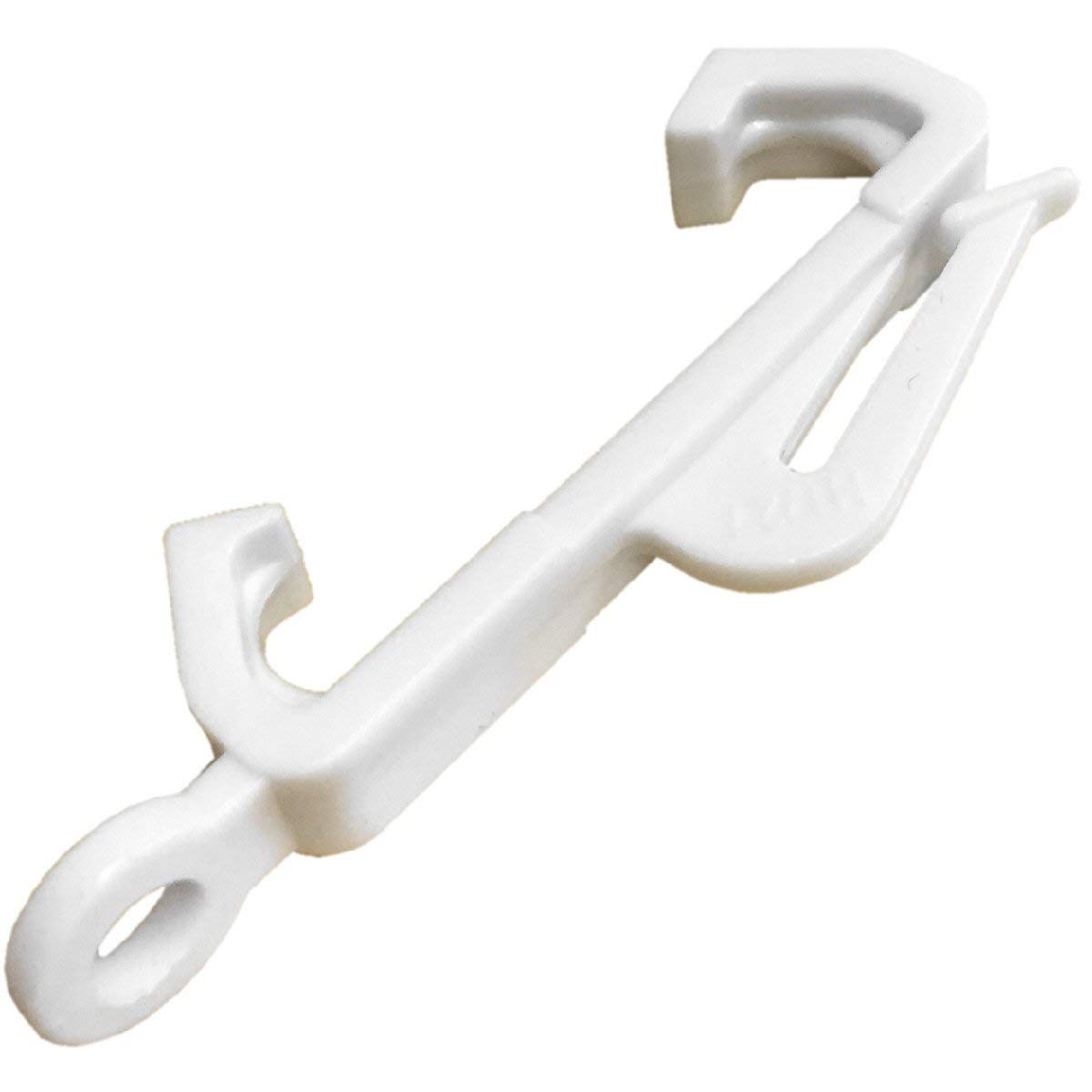 Fort Fasteners 125 Gliders White Curtain Rail Gliders To Fit Drape Elegance (Gh014) Track White Mega 125 Gliders