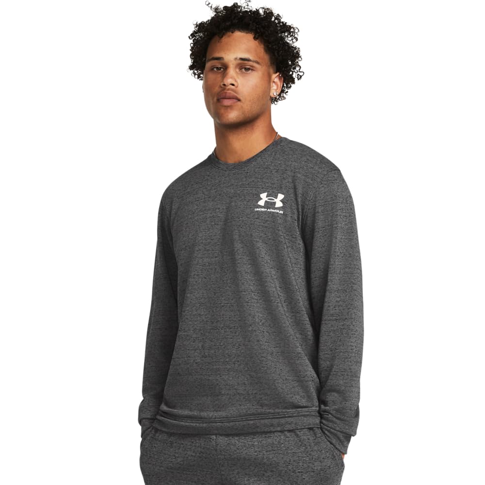 Under Armour Men's Rival Terry Long Crew Neck T-Shirt