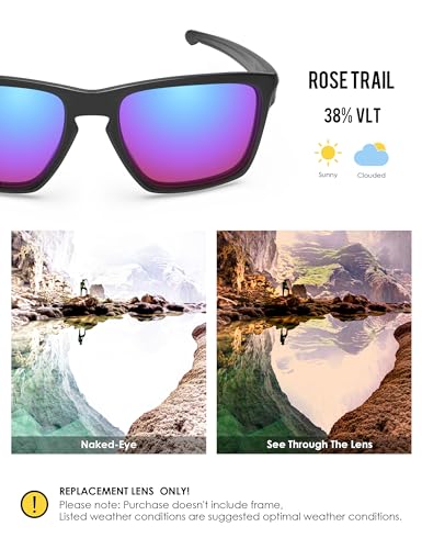 Image of BLAZERBUCK Replacement Lenses for Oakley Sliver XL OO9341 Sunglass
