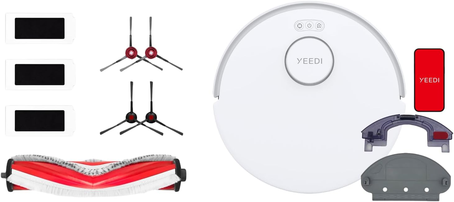 Yeedi C12 Robot Vacuum + Buddy Kit