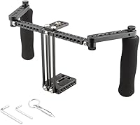 Vista 6 de CAMVATE Monitor Cage with Adjustable Handles for 5 inch and 7 inch LCD Monitors - 1871