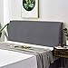 TOPOWN Copri testata letto matrimoniale, Copertura testiera Letto matrimoniale 180-200cm, Fodera testata letto Elastica , Grigio Chiaro