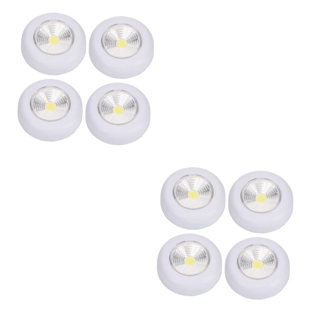 Gadpiparty 8pcs Led Touch Night Light Battery-Powered Emergency Light for Cabinet Closet Kitchen and Car Self-Adhesive Stick Design Touch Control