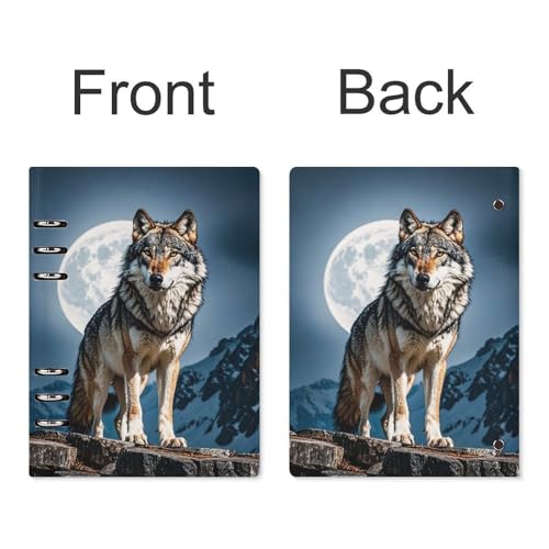 Carnet de notes en cuir synthétique Timberwolves élégant format A5