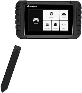 BoxWave Stylus Pouch Compatible with Foxwell i70II - Stylus PortaPouch, Stylus Holder Carrier Portable Self-Adhesive for Foxwell i70II - Jet Black