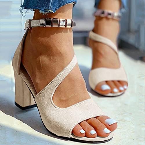 Women's Summer Sandals, Sexy High Heels, Elegant Summer Shoes, Pumps, Spang  Pumps, Non-Slip Evening Shoes, Modern High Heels with Heel, Fashion ...