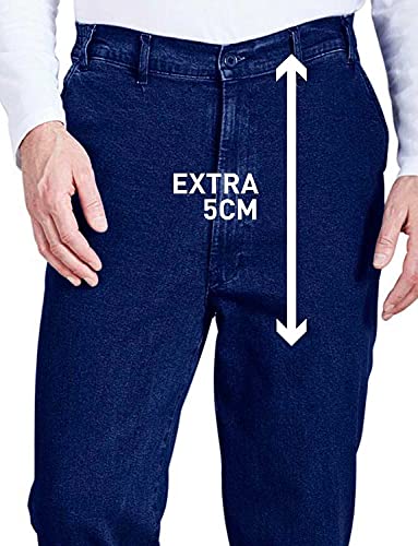 HIGH-Rise Denim Straight Leg Jeans - Elasticated Stretchy Cotton2