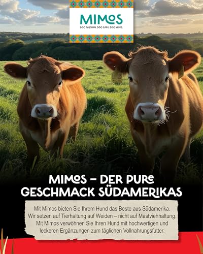 MIMOS Rinder Pansen Getrocknet für Hunde 1000g - Getreidefreier Kauartikel ohne Künstliche Zusatzstoffe