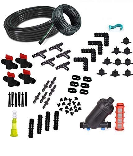 Ascension Agro Drip Irrigation Garden Watering Plants Drip kits Adjustable for 125 Plants drip kit with Plastic Drip Irrigation Perfect Water Filter (B0861Y3GV9) Amazon Price History, Amazon Price Tracker