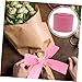 GOOHOCHY Pink Bowknot Ribbon with Iron Wire Edge for DIY Crafts for Bouquets Tree Toppers Wreaths Present Wrapping Wide Yards Long User Friendly Design for All Skill Levels