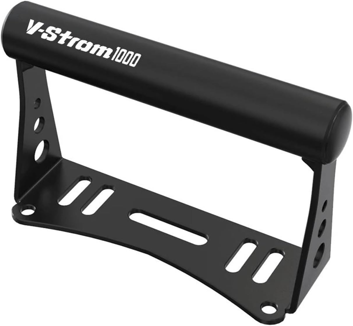ZYSM Motorcycle GPS Navigation Bracket For Suzuki V-Strom 650 DL650 ABS DL1000 V-Strom 1000 Crossbar Expansion Pinning Stand Mounting Stand(BLACK 1)