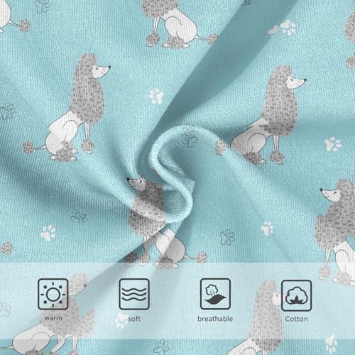 Girls' Underwear Cute Watercolor Poodles Dog Cotton Stretch Comfort Toddler Panties3