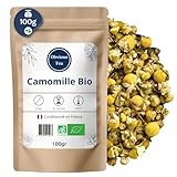 Fleurs de Camomille Bio Entières - Infusion Nature en Vrac, 100% Naturel, Sans OGM - Agric...