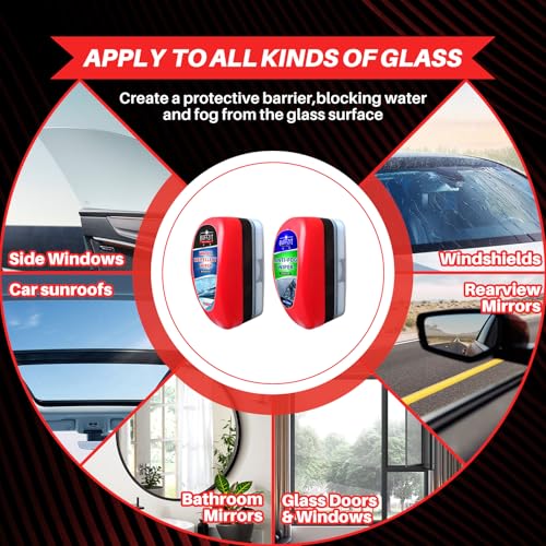 image for BUFFZIT Car Water Repellent & Anti-Fog for Windshield – Quick Interi