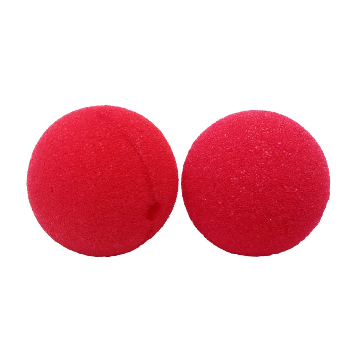 Yardwe 100 STÜCK Teiliges Rote Clownnasen aus Schwamm Lustige Kostüm Dekoration für Karneval Zirkus Cosplay Party für Erwachsene Langlebig und Einfach Anzubringen Zufällige Farbe