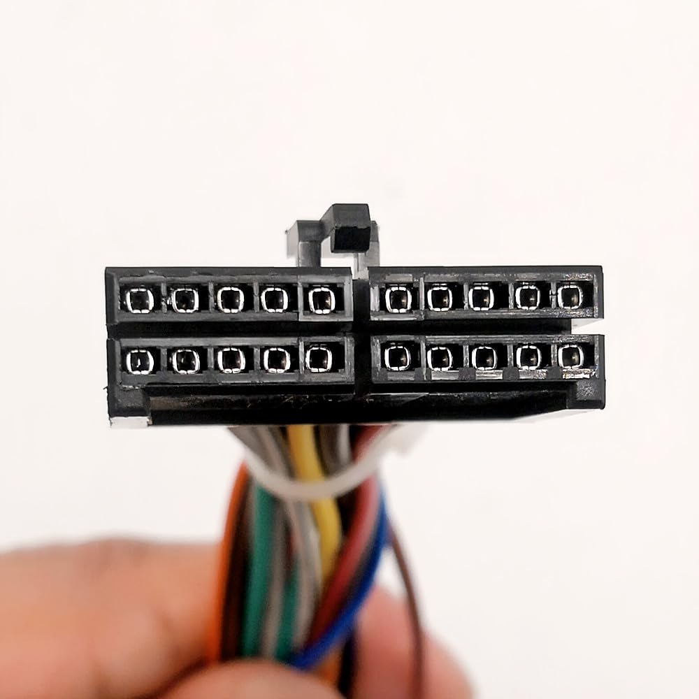 KLYDE Car Stereo Radio Wire Power Harness Adapter with Canbus Decoder for Nissan Qashqai X-Trail Car with 360 Camera or Bose - (Color Name: Cable with Canbus)