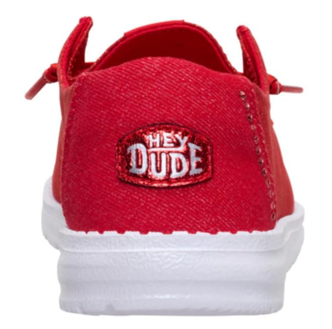 Image of HEYDUDE Women's Wendy Stardust Slip On Loafers | Lightweight Casual Shoes for Travel, Walking & Everyday Style