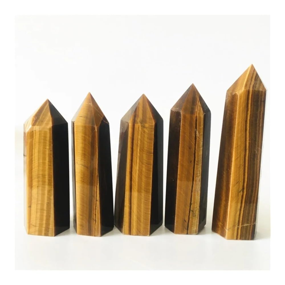 BKGWCSOR 1pc 6-7cm Crystal Tiger Eye Gemstone