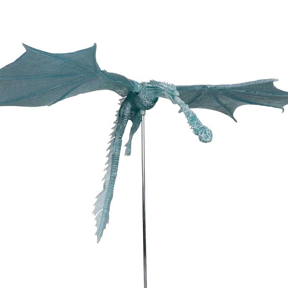 Bizak McFarlane Dragon Viserion Gelato (Frostbite) Game Of Thrones, con etichetta di collezione Gold Label, Figura snodata drago colore blu di Daenerys, (64380663)