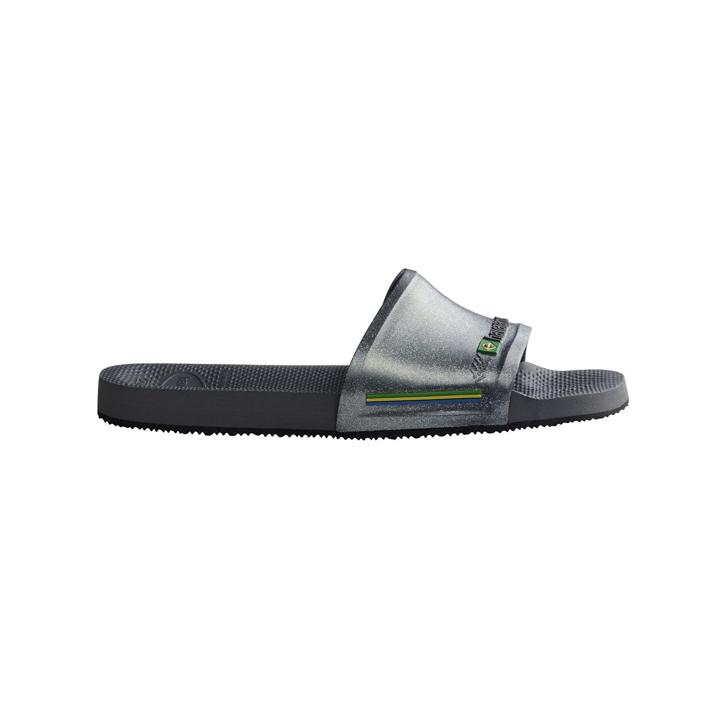 Havaianas, Unisex Adults, Old Slide Brasil, Slide, New Graphite, 4.5/5 UK