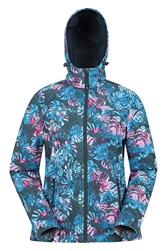 Mountain Warehouse Exodus Womens Printed Water Resistant Softshell