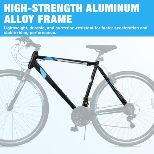Yventix 21-Speed 700C Hybrid Bike