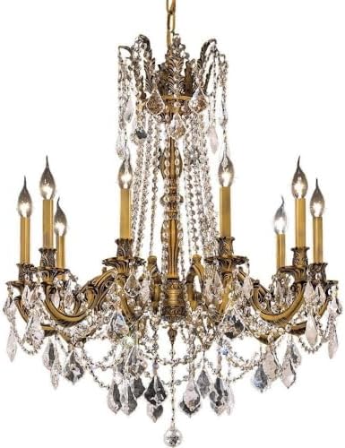 Elegant Lighting 9210D28FG/RC Royal Cut Crystal