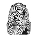 Sac à dos unisexe avec imprimé zèbre abstrait imperméable et antivol pour ordinateur portable