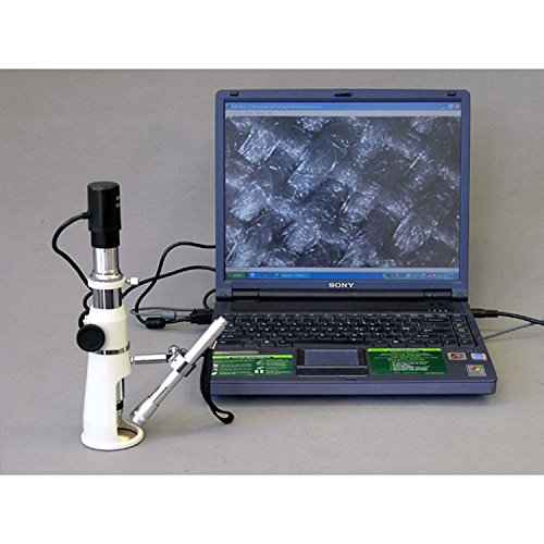 Amscope H50 Handheld Stand Measuring Microscope, 50X Magnification, 17Mm Field Of View, Includes Pen Light #TOP5