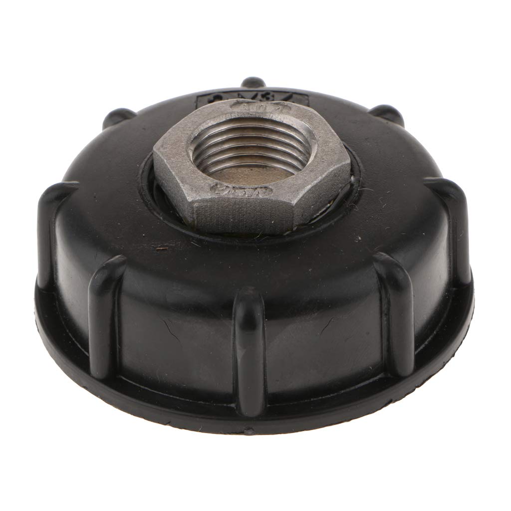 IBC Tote Water Tank Adapter Cap 60mm Coarse Thread to 1/2" Internal Thread