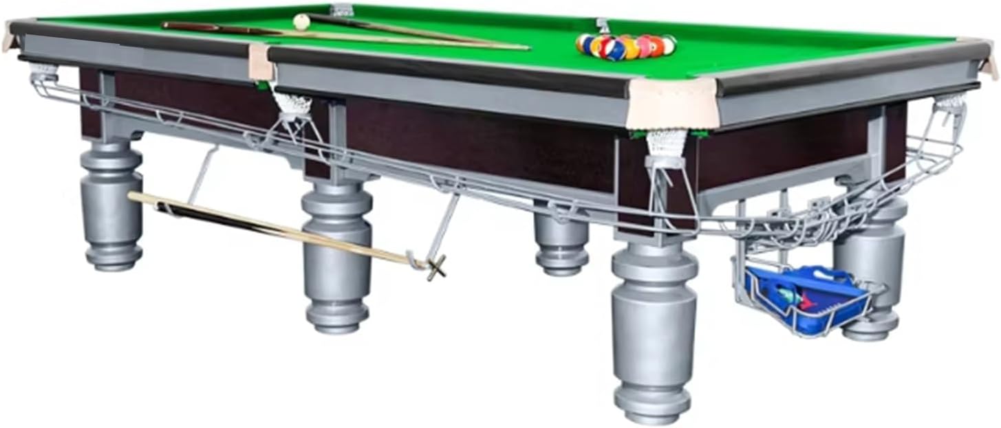 Pool Table, Modern Billiard Game Table for Family Game Room, Living Room & Party, Easy Assembly with Full Accessories