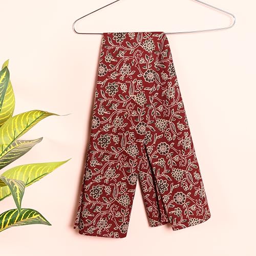 Image of Scarf For Girls 100% Pure Cotton Hand Block Printed Square