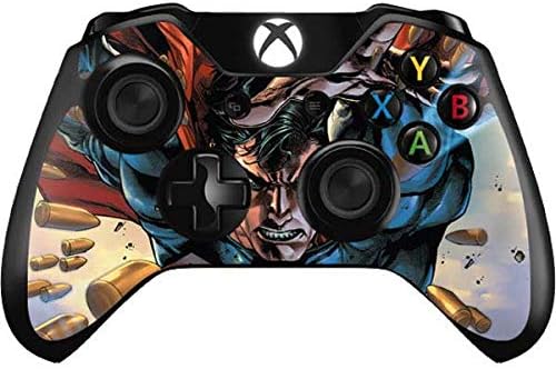 Skinit Decal Gaming Skin Compatible with Xbox One Controller - Officially Licensed Warner Bros Superman Stops Bullets Design