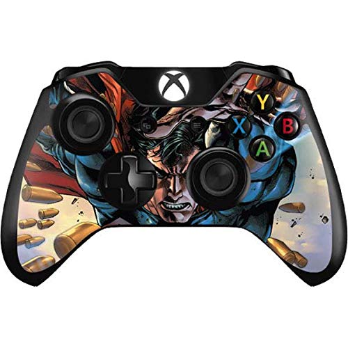 Skinit Decal Gaming Skin Compatible with Xbox One Controller - Officially Licensed Warner Bros Superman Stops Bullets Design