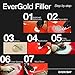 Evercoat EverGold Lightweight Filler - Easy Sanding Body Filler for Professional Use - 128 Fl Oz