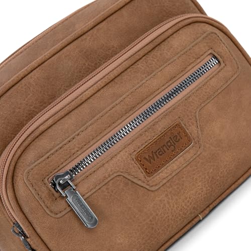 Image of Wrangler Crossbody Bag for Women Multi Pocket Crossover Bag Shoulder Pursea with Adjustable Strap