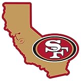 NFL Siskiyou Sports Fan Shop San Francisco 49ers Home State 11 Inch Magnet One Size Team Color