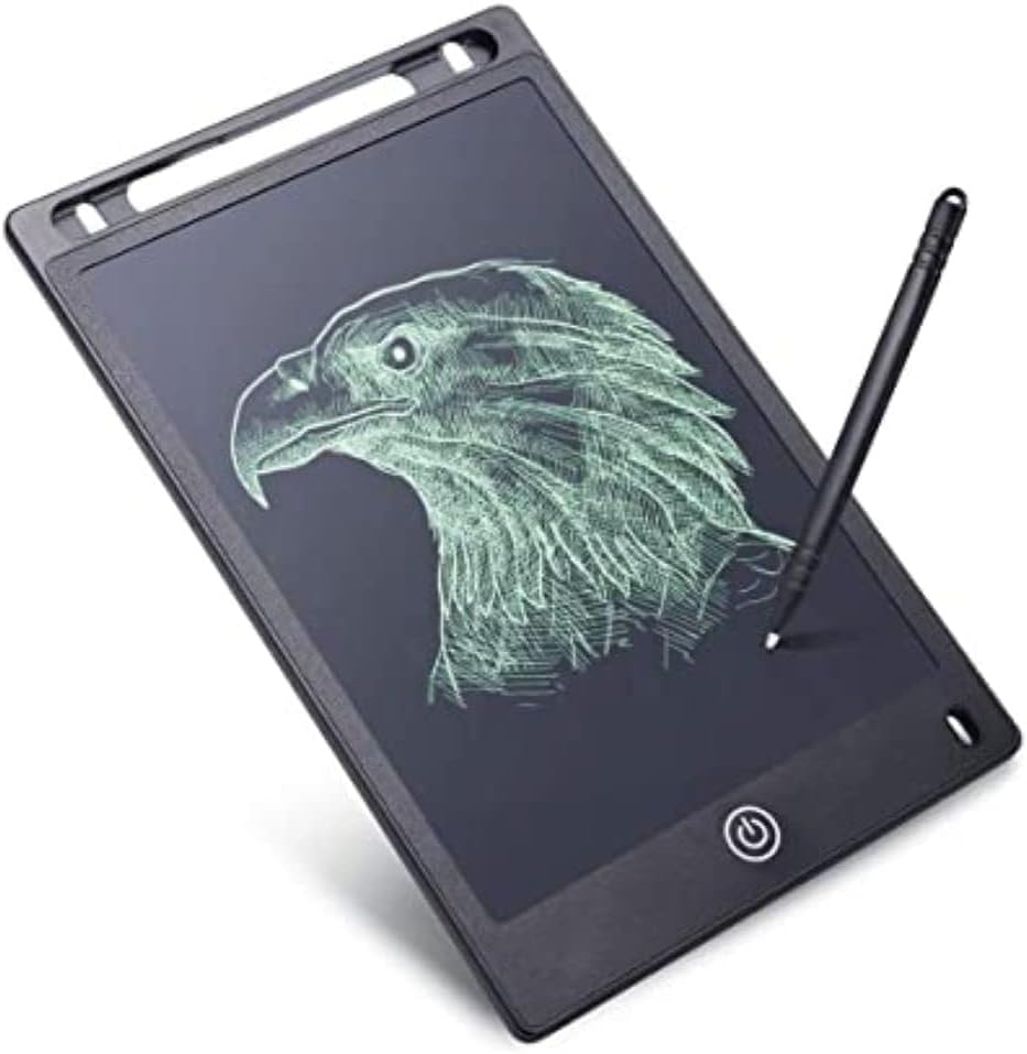 SAIFSMART LCD Writing Tablet Screenwriting Toys Board Smart Digital E-Note Pad 8.5 Inch Light Weight Magic Slate for Drawing Playing Noting by Kids and Adults Best Birthday Gift Girls Boys (PACK OF 1)