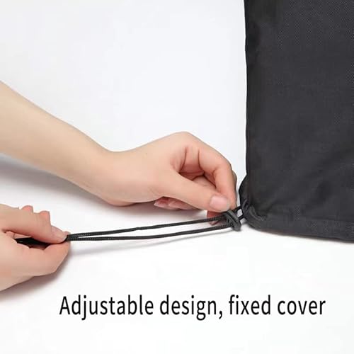 Rolstoelhoes, elektrische rolstoelhoes, rolstoelhoes voor opslag, waterdichte scooterhoes, buitenbeschermer tegen stof, vuil, sneeuw, regen, zonnestralen, rolrolstoelhoes - Afbeelding 6