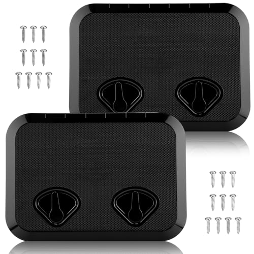 Datanly 2 Pcs Black Deck Hatch