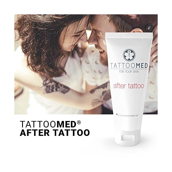 TattooMed Tattoo-Pflege für tätowierte Haut - After Tattoo - 25ml Medizinische Tattoo Crème - Unparfümiert – Bild 3