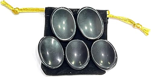 Miniatura 6 de WholesaleGemShop-GEMSCITE - Hermosas 30 piezas de piedras de preocupación para el pulgar con cristales curativos de cristal Reiki, piedra de palma