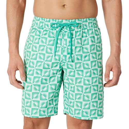 Image of Amazon Essentials Men's 9 inch Swim Trunks with Mesh Lining, Pockets, Drawstring Closure