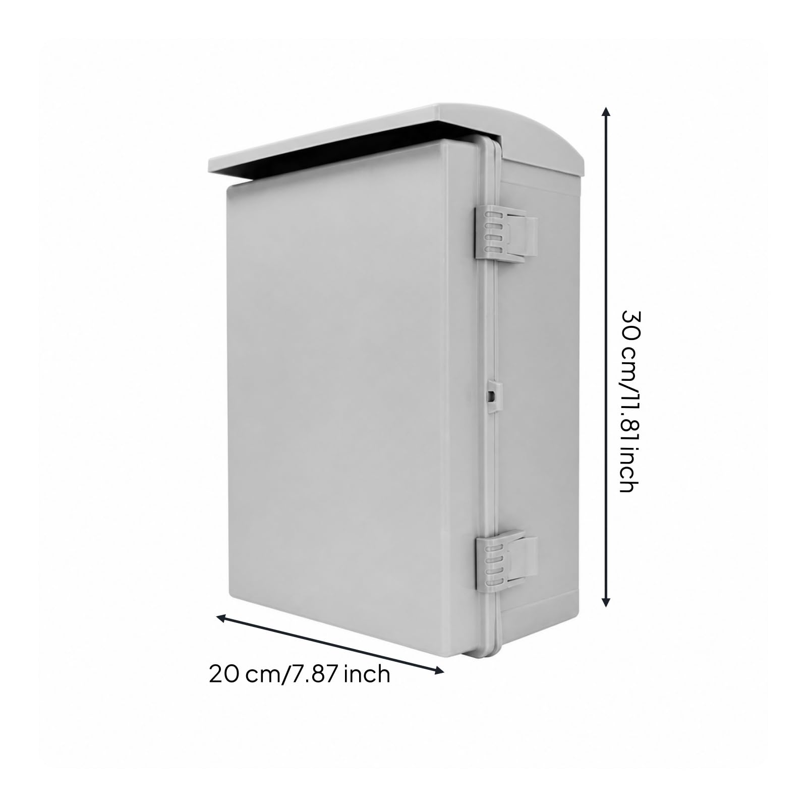 Caja Estanca IP66 Plástico/PC Anticorrosiva Caja Procción Eléctrica con Capucha Anti para Talleres, Estilo C
