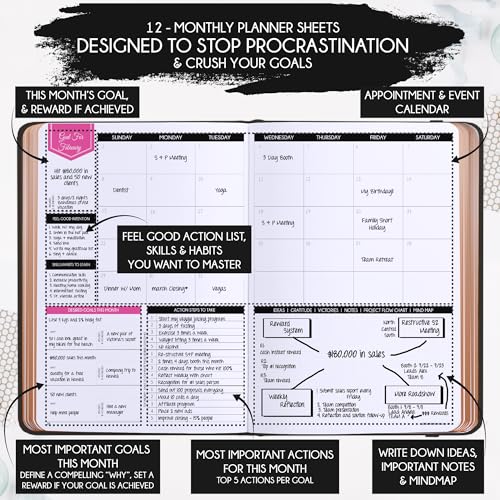 Image of 2027 Planner Weekly and Monthly & Manifestation Journal for Women